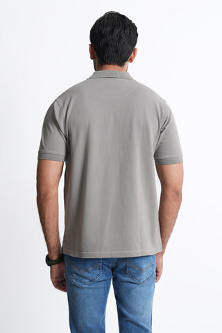 Grey Polo Shirt RTCF240644-GR RTSF240645-GR