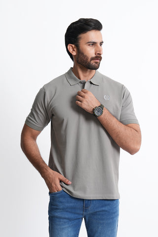 Grey Polo Shirt RTCF240644-GR RTSF240645-GR