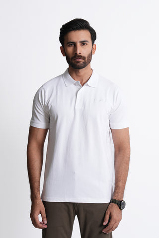 White Polo Shirt RTCF240706-WT RTSF240705-WT