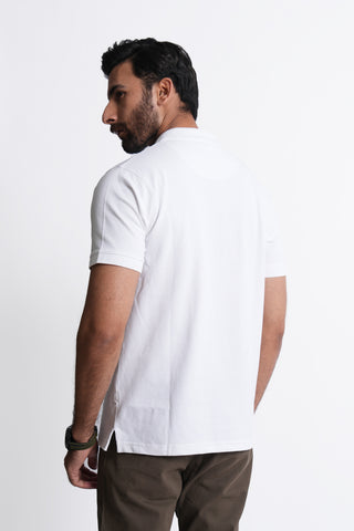 White Polo Shirt RTCF240706-WT RTSF240705-WT