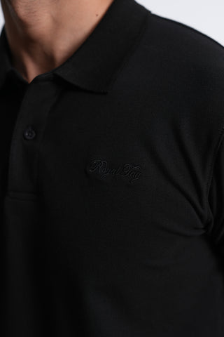 Black Polo Shirt RTCF240707-BK RTSF240708-BK