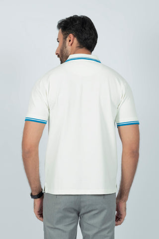 White Polo Shirt RTCF240731-WT RTSF240730-WT