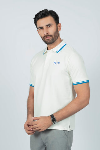 White Polo Shirt RTCF240731-WT RTSF240730-WT