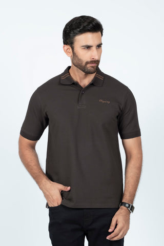 Dark Brown Polo Shirt RTCF240809-DBR RTSF240810-DBR