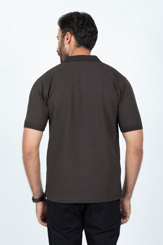 Dark Brown Polo Shirt RTCF240809-DBR RTSF240810-DBR