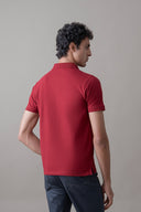 Red Timeless Polo