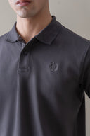 Dark Grey Classic Fit Polo