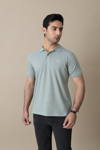 Light Green Signature Polo