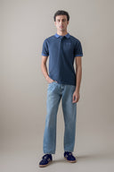 Contrast Collar Polo Shirt