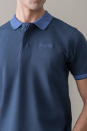 Contrast Collar Polo Shirt