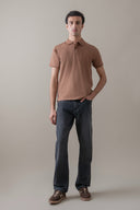 Brown Classic Polo