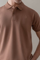 Brown Classic Fit Polo