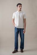 Hidden Placket Pique Polo