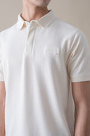 Hidden Placket Pique Polo