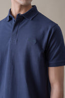 Hidden Placket Pique Polo