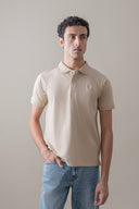 Beige Smart Polo