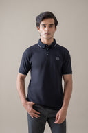 Black Refined Polo