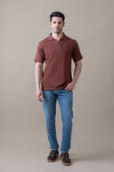 Brown Signature Polo