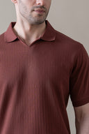 Brown Signature Polo