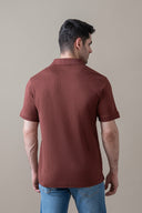 Brown Signature Polo