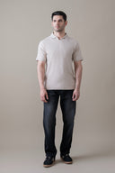 Beige Signature Polo
