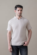 Beige Signature Polo