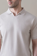 Beige Signature Polo