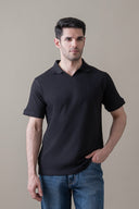 Black Refined Polo