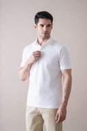 White Refined Polo