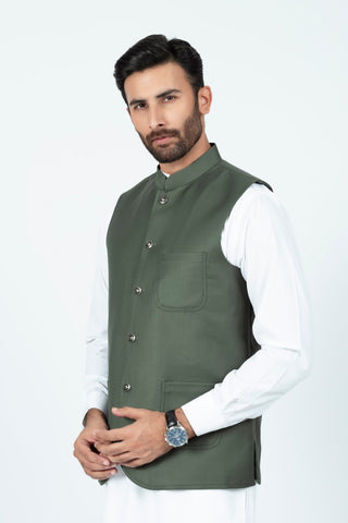 Light Green Waistcoat RWC240579-LGN