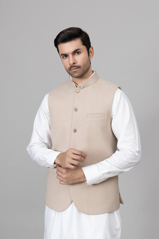 Beige Waist Coat