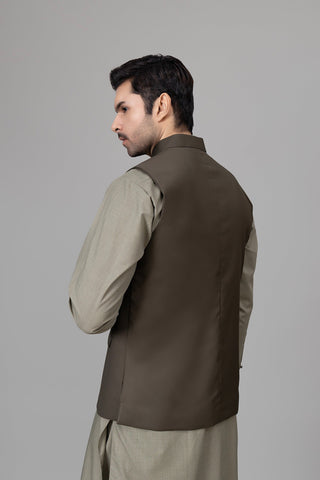 Olive Waist Coat