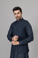 Navy Refined Waistcoat