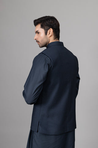 Navy Waist Coat