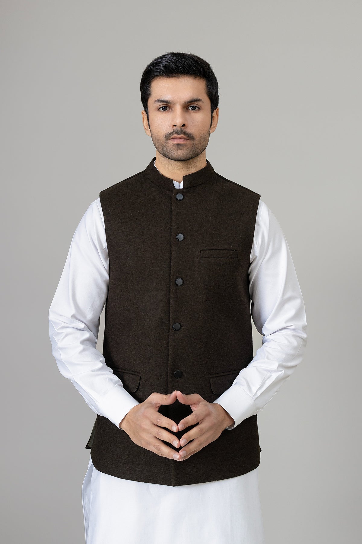DARK BROWN WAISTCOAT