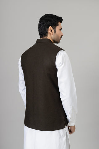 DARK BROWN WAISTCOAT