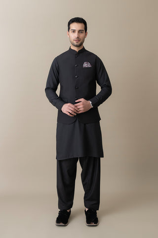 Black Royale Waistcoat