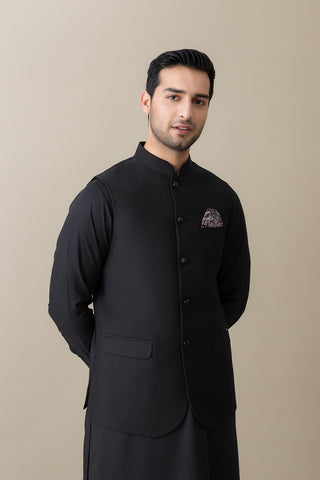 Black Royale Waistcoat