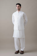 White Refined Waistcoat
