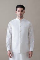 White Refined Waistcoat