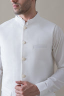 White Refined Waistcoat