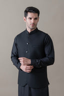 Black Refined Waistcoat