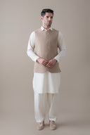 Beige Signature Waistcoat