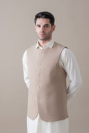 Beige Signature Waistcoat