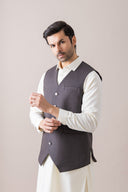 Charcoal Grey Refined Waistcoat