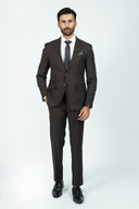Slim Fit Coffee Suit