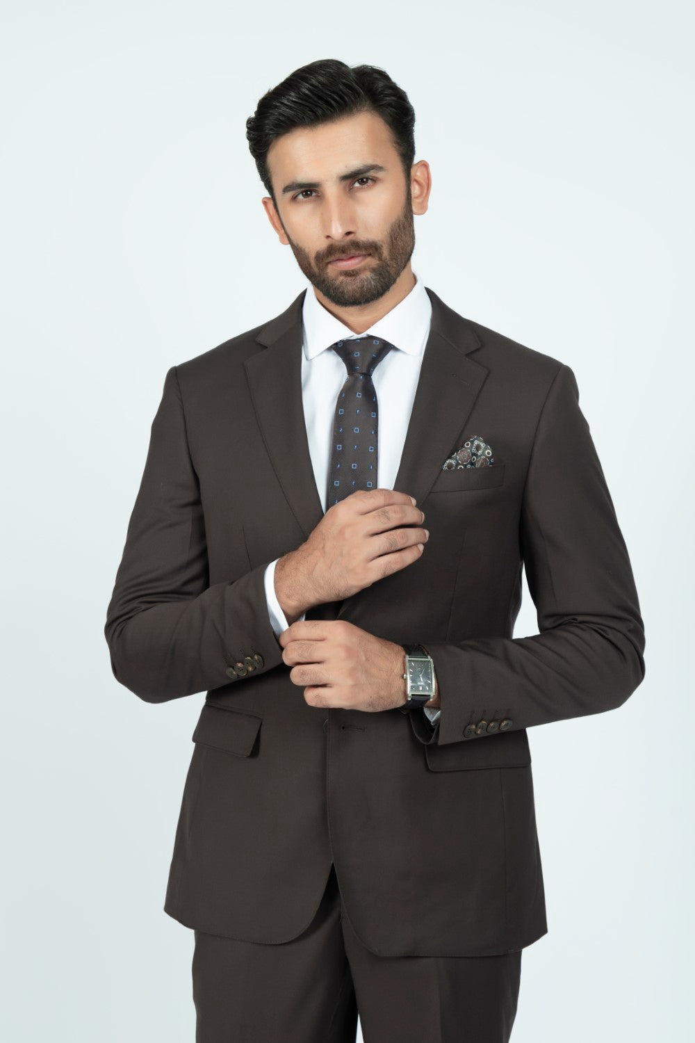 Slim Fit Coffee Suit SP499-COF