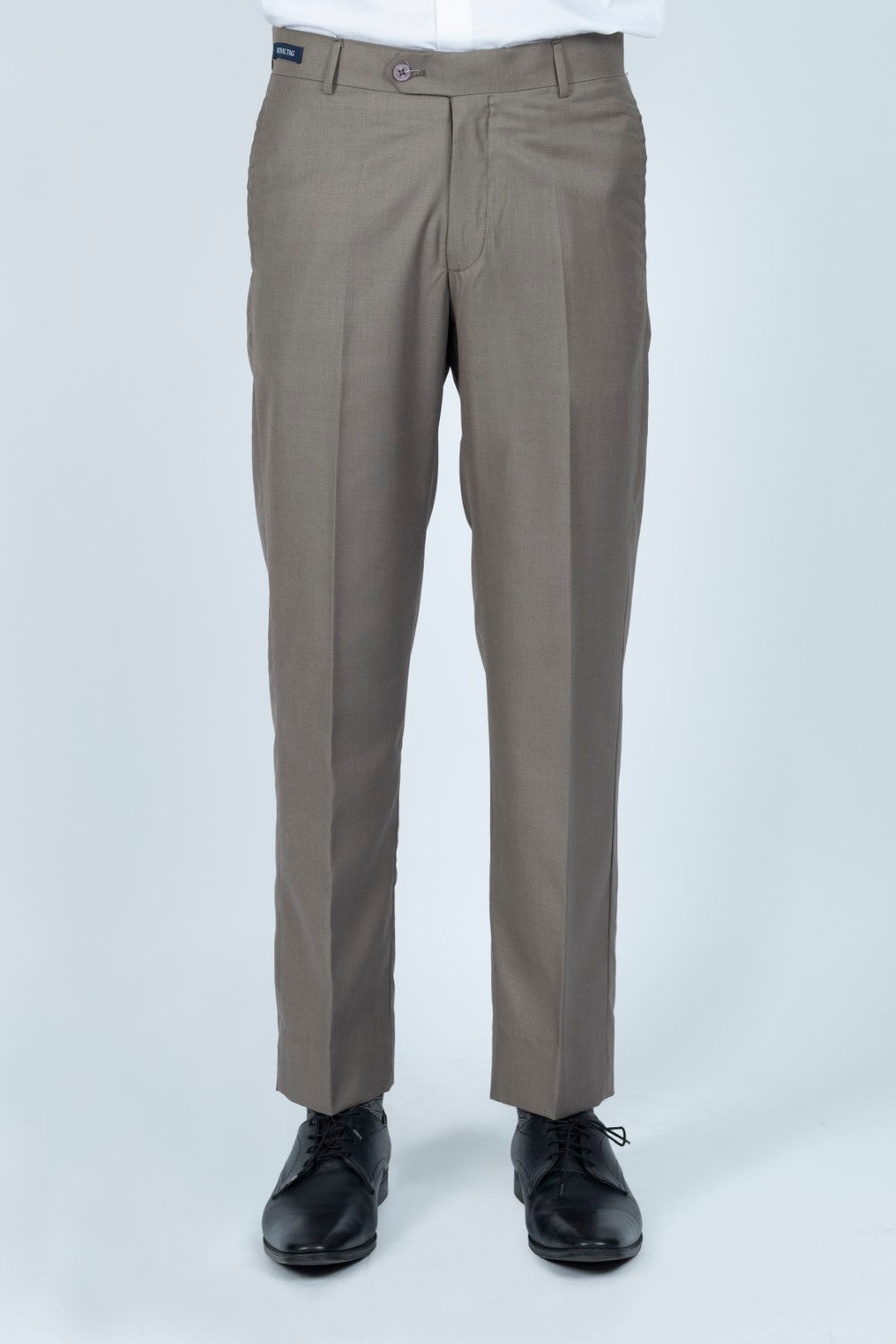 Smart Fit Light Brown Plain Dress Pant SDP240271-LBR