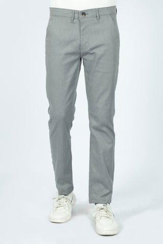 Smart Fit Grey Plain Dress Pant SDP240274-GR