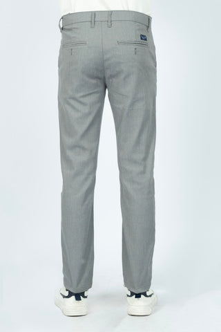 Smart Fit Grey Plain Dress Pant SDP240274-GR